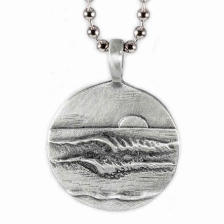 Lefts Rights Wave Pendant