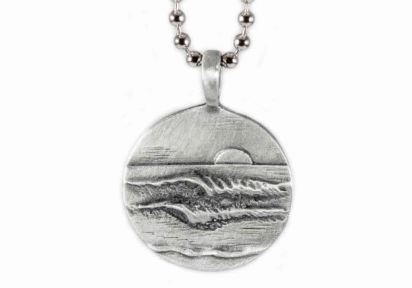 Lefts Rights Wave Pendant