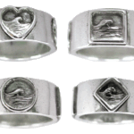 Plain Curl Wave Ring