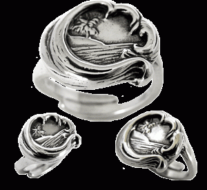 Mermaid Ocean Wave Ring