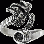 Palm Wave Ocean Ring