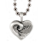 Heart Wave Curl Pendant