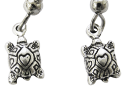 Turtle Heart Earrings