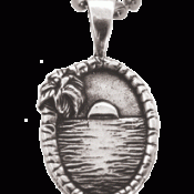 Sunset Ocean Pendant