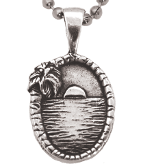 Sunset Ocean Pendant